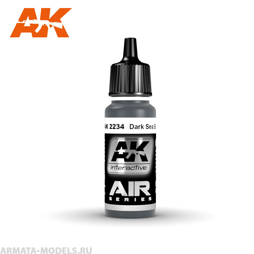 AK2234 Акриловая краска Dark Sea Blue 17ml