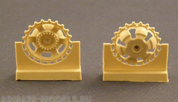 RE35-019 Дополнение для моделей Late Drive Wheels for PzIII/StuGIII