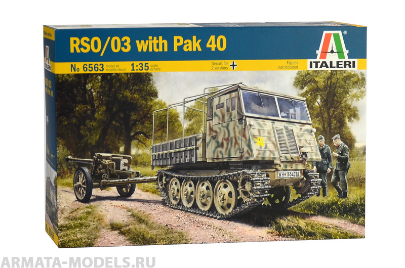 6563ИТ Транспортер RSO/03 с PAK40 Italeri