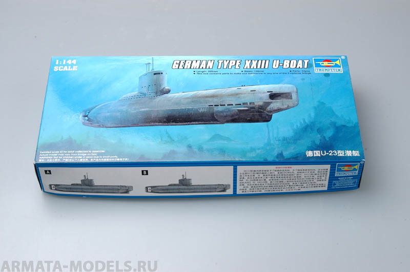 05908P German Type XXIII U-Boat Trumpeter