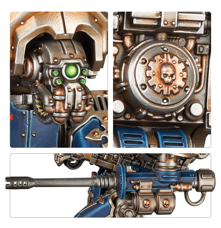54-13GW Набор Имперские Рыцари. Оруженосцы Хелверины (Imperial Knights Armiger Helverins)