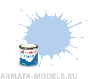AA0044 Краска эмалевая 44 Pastel Blue Matt - 14ml Enamel Paint