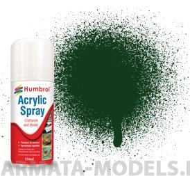 AD6003 Краска акриловая No 3 Брайншвейгский зеленый - Modellers Spray 150 ML