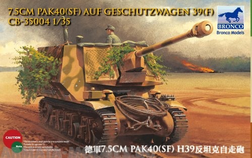CB35004 Танк 7.5cm Pak40(SF) auf Geschutzwagen 39(F) (Bronco Models) 1/35 Bronco Models