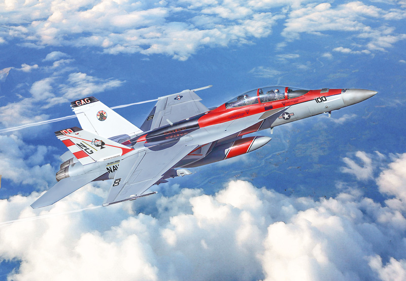2823ИТ Самолет F/A-18F SUPER HORNET (10013160/011122/3526709, ИТАЛИЯ) Italeri