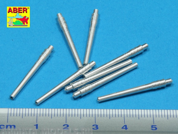 ABR-1:350-L-35  Дополнения для  Set of 8 pcs 356mm (14in) L45 Vickers type 41  barrels for Kongo, Haruna, Hiei, Kirishima для  1/350