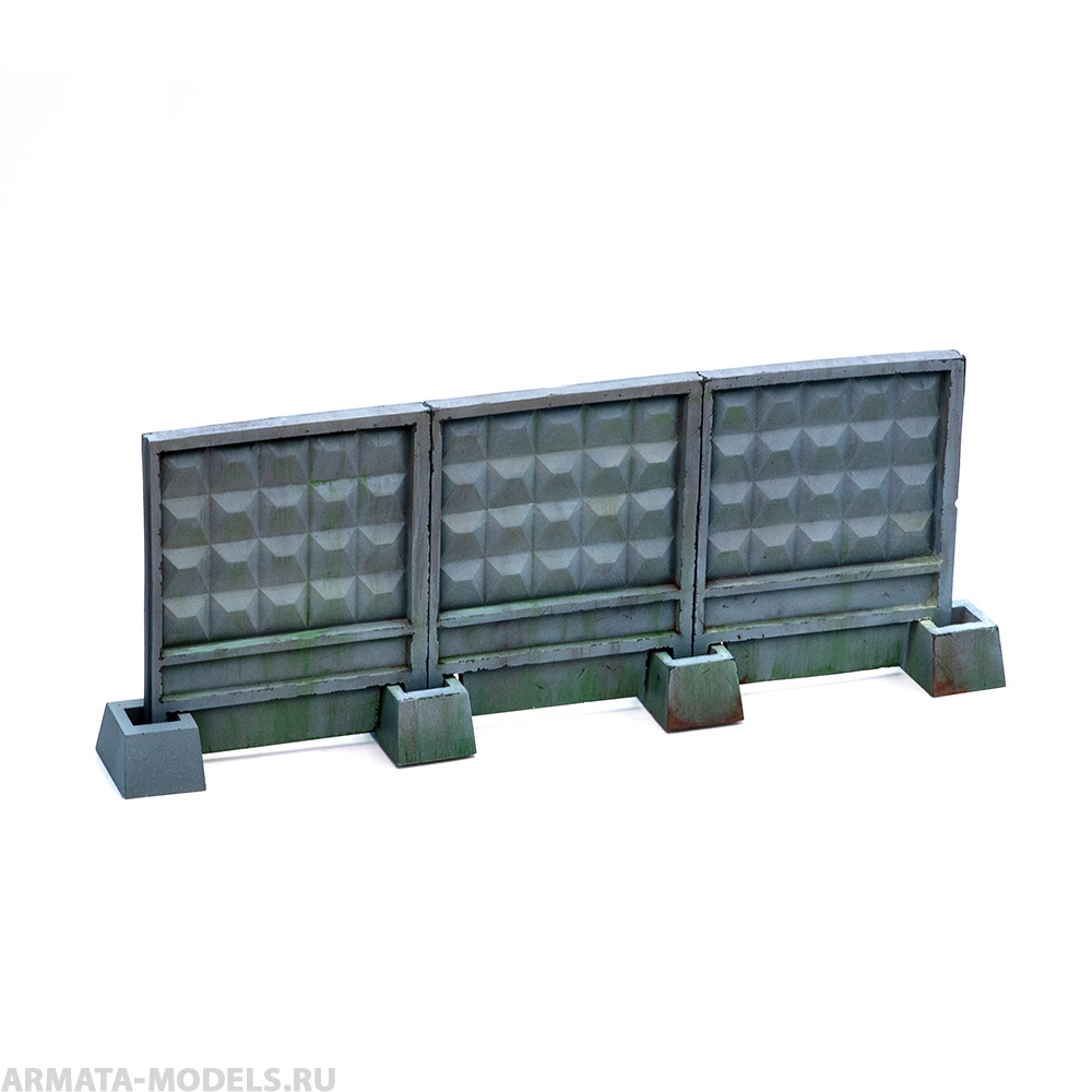 S170MWP Забор секционный ПО-2 размер M (3 панели + 4 опоры)