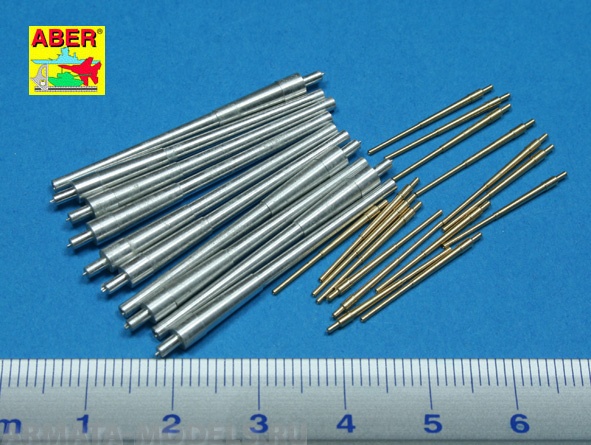 ABR-1:350-L-48  Дополнения для  Set of Barrels for King George V class battleships 356mm x 10; 133mm x 16  для  1/350