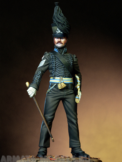 54-215PEGASO Sergeant Major of 'Leib Batallion', Duke of Brunswick, 1815 Pegaso Models