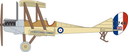 A02104 Сборная модель самолета Royal Aircraft Factory BE2c Scout Airfix