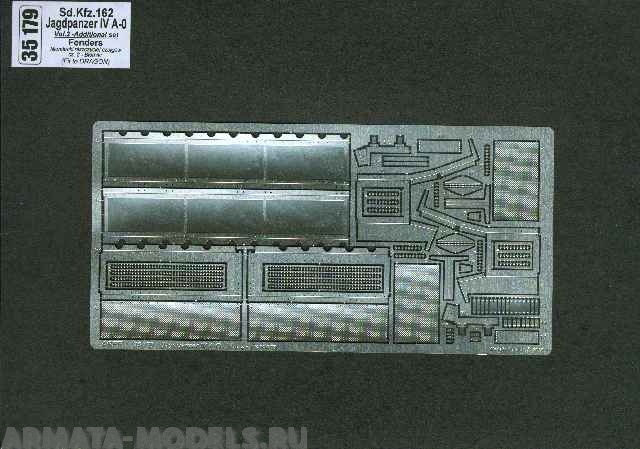 ABR-35 179  Дополнения для  Sd.Kfz.162 JagdpanzerIVA-0-Vol.2-add. Set-fenders для Dragon 1/35