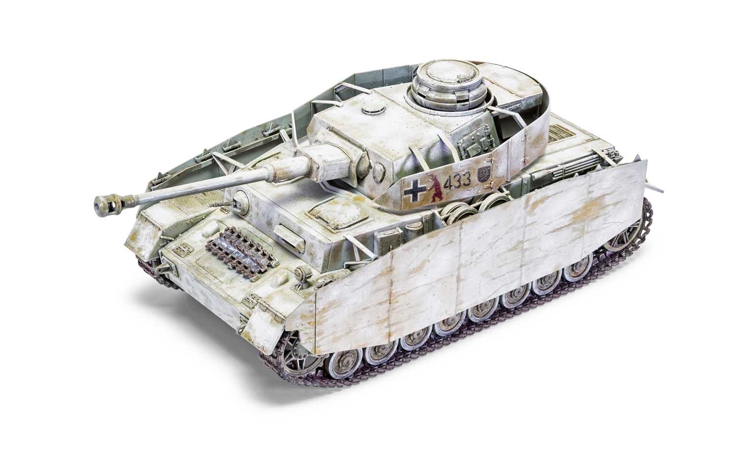 A1351 Сборная модель Танка Panzer IV Ausf.H Mid Version Airfix