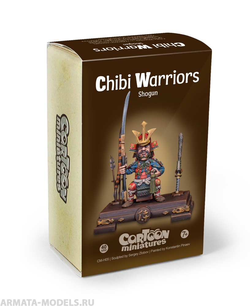 CM-H04 Декоративная фигурка из смолы Сегун (Shogun) ScaleBro