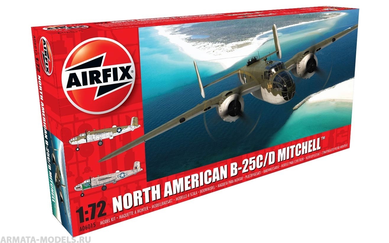 A06015 Самолет  North American B-25C/D Mitchell Airfix