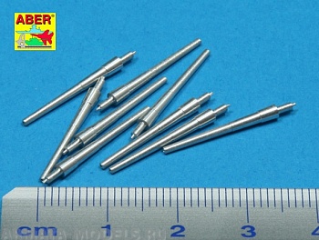 ABR-1:350-L-18  Дополнения для  Set of 9 pcs 203 mm barrels for USN ships : San Francisco, Tuscaloosa type для  1/350