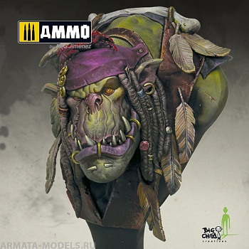 BCBSBU0001 Бюст Papa Jambo the Mighty Shaman