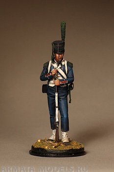 5409SOGA French light infantry chasseurs. Battle of Marengo (1800)