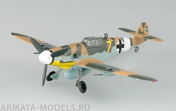 37252EM Самолет Мессершмитт BF-109G-2 III./JG53 1943 г. Тунис