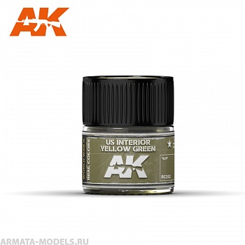 RC262 Краска Real Colors US Interior Yellow Green 10ml